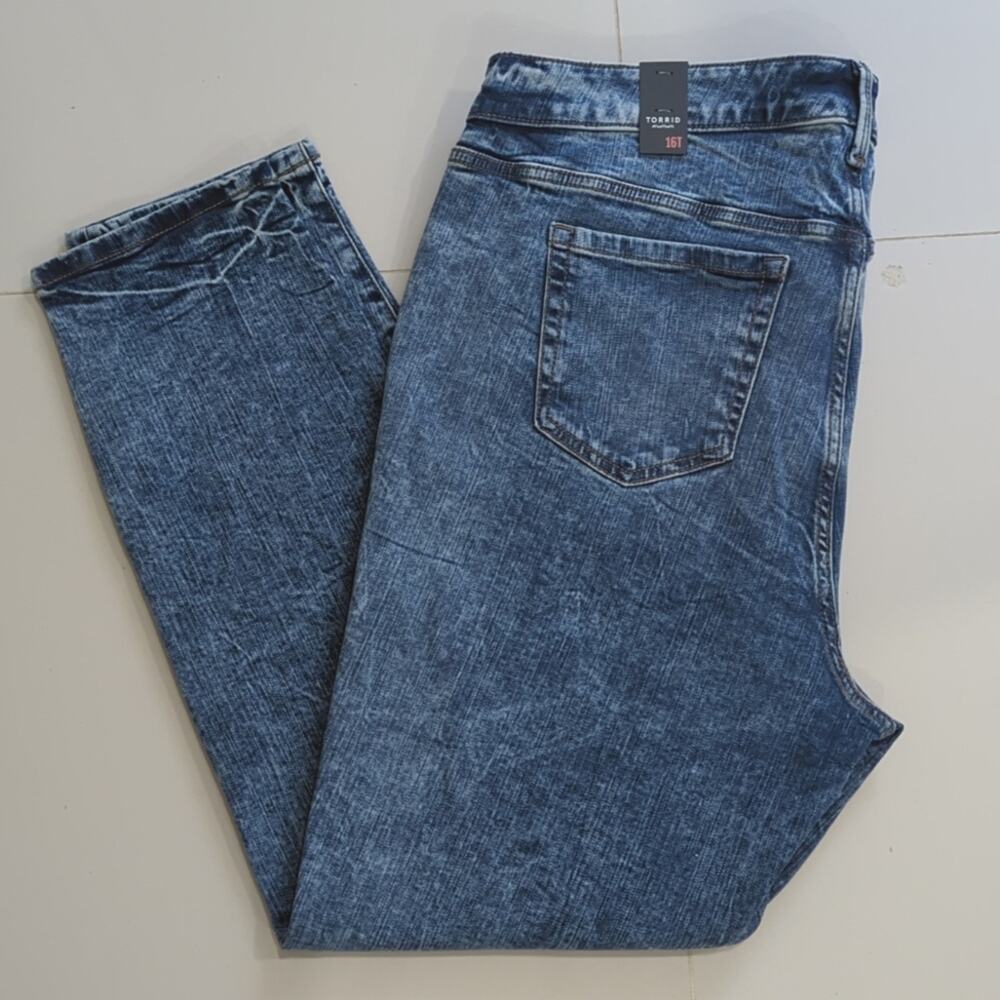 Torrid Perfect Skinny Ankle Vintage Stretch Jean Women's 16 Tall Curvy Mid Rise - Picture 5 of 8